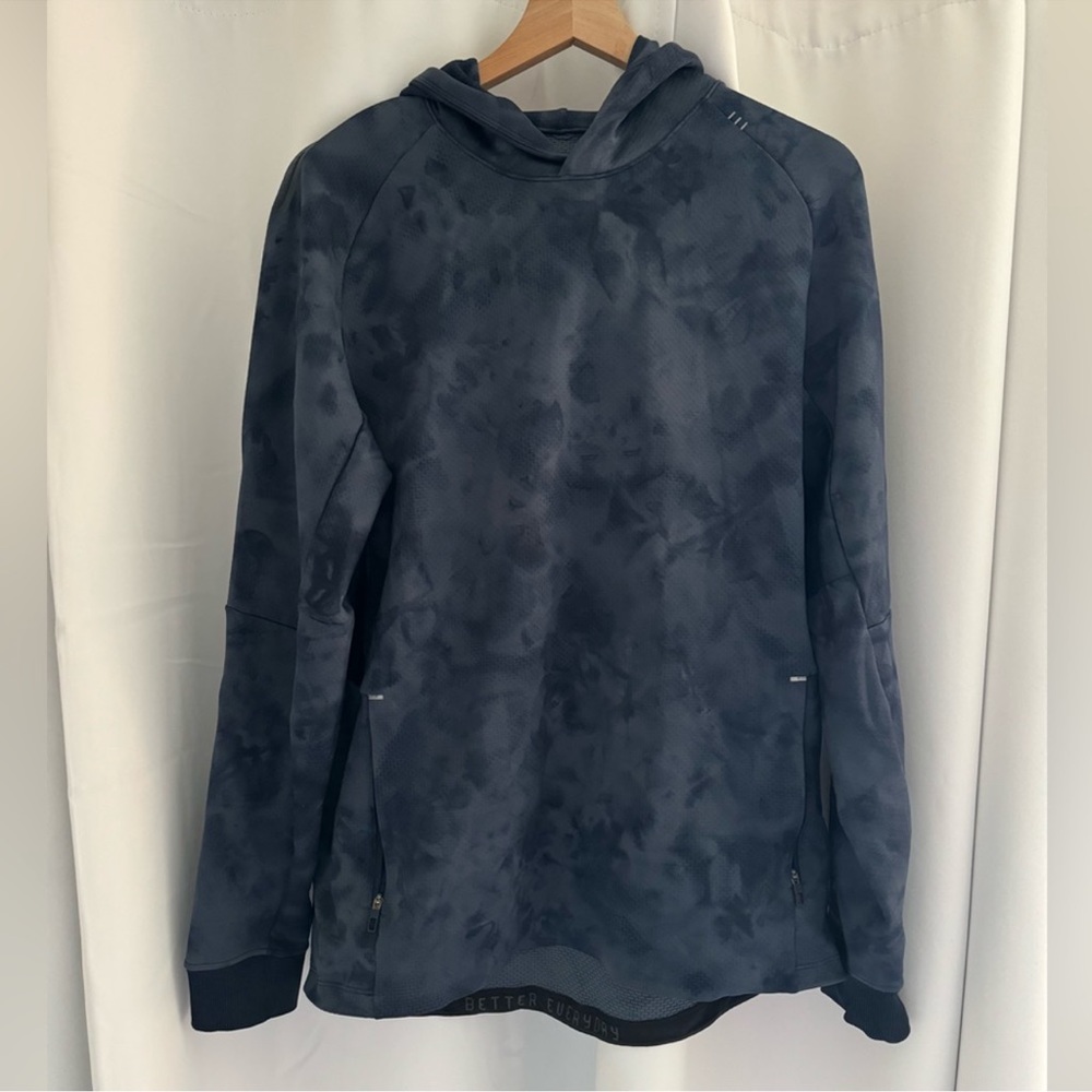 lululemon athletica Men's Dark Navy Tie-Dye Hoodie